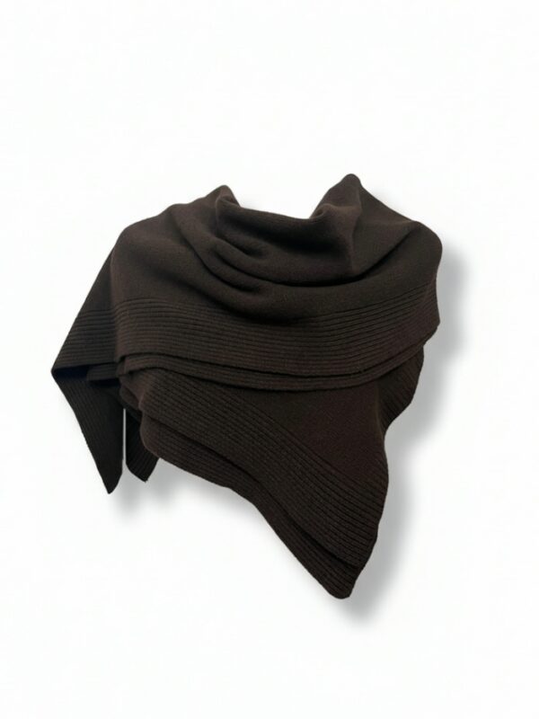 Foulard punto Camila marrón chocolate