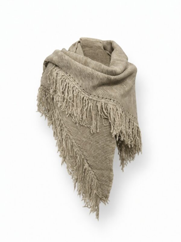 Pico punto Aurora flecos beige